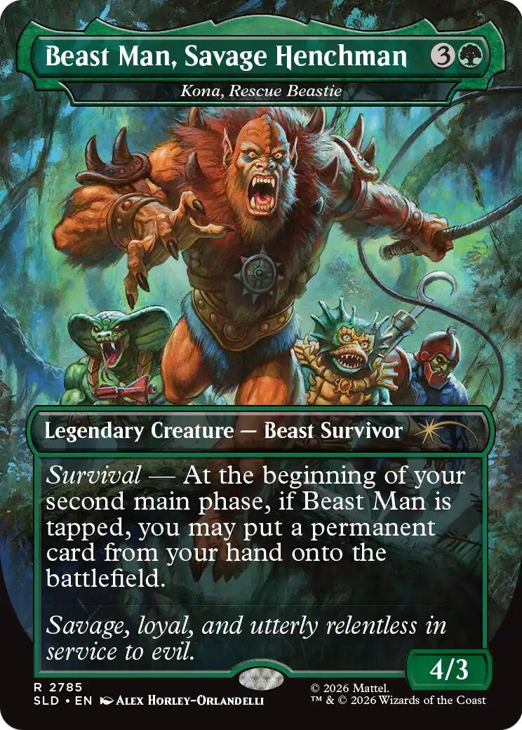 Beast Man, Savage Henchman - Kona, Rescue Beastie [Secret Lair Drop Series] - The Mythic Store | 24h Order Processing