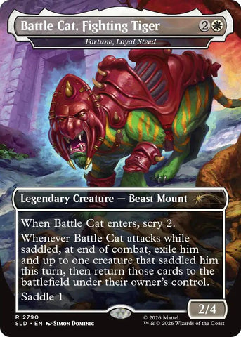 Battle Cat, Fighting Tiger - Fortune, Loyal Steed [Secret Lair Drop Series] - The Mythic Store | 24h Order Processing