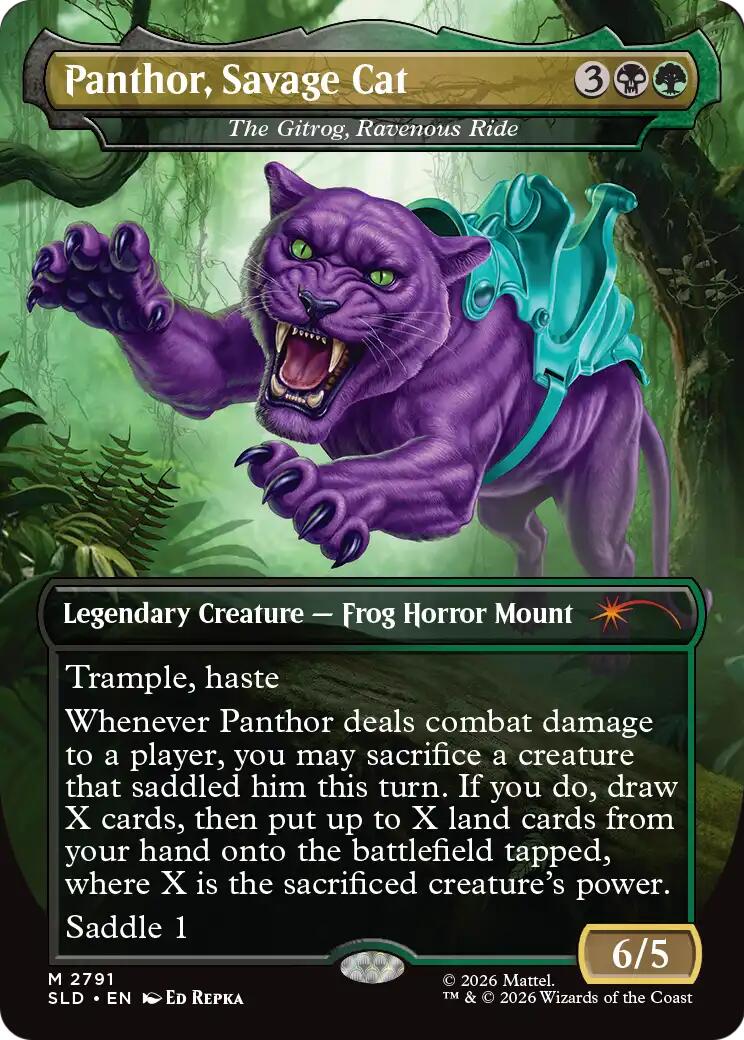 Panthor, Savage Cat - The Gitrog, Ravenous Ride [Secret Lair Drop Series] - The Mythic Store | 24h Order Processing