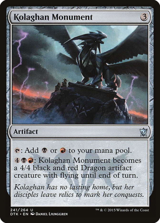 Kolaghan Monument [Dragons of Tarkir] - The Mythic Store | 24h Order Processing