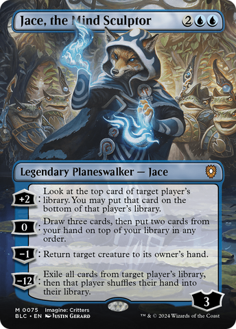 Jace, the Mind Sculptor (Borderless) [Bloomburrow Commander] - The Mythic Store | 24h Order Processing