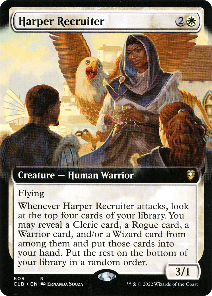 Harper Recruiter (Extended Art) [Commander Legends: Battle for Baldur's Gate] - The Mythic Store | 24h Order Processing