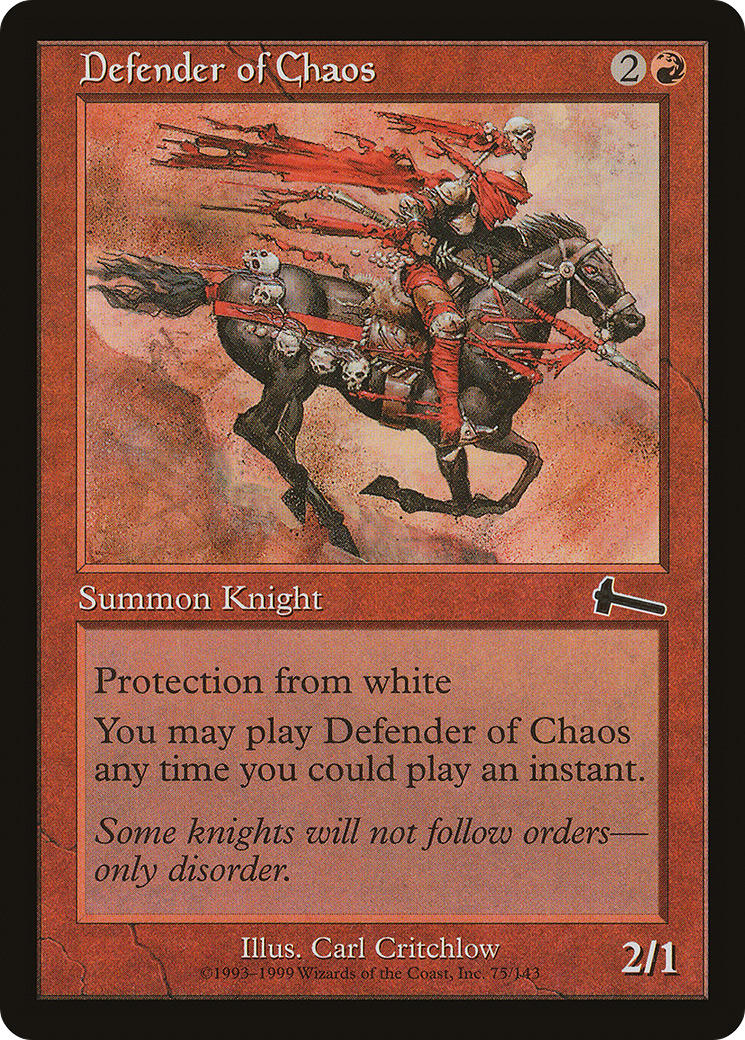 Defender of Chaos [Urza's Legacy] - The Mythic Store | 24h Order Processing