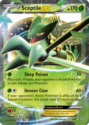 Sceptile EX (7/98) [XY: Ancient Origins] - The Mythic Store | 24h Order Processing