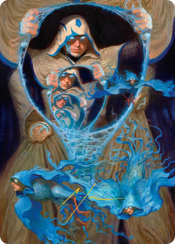 The Theorist, Jace Beleren Art Card (Gold-Stamped Signature) [Reality Fracture Art Series] - The Mythic Store | 24h Order Processing
