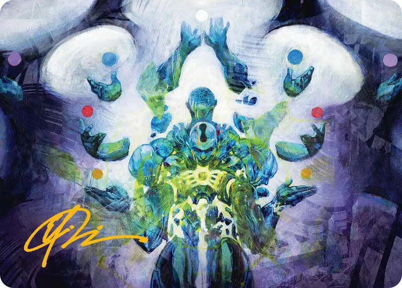 Avatar of Burgeoning Echoes Art Card (Gold-Stamped Signature) [Reality Fracture Art Series] - The Mythic Store | 24h Order Processing