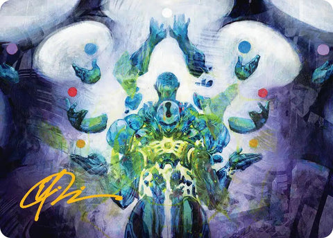 Avatar of Burgeoning Echoes Art Card (Gold-Stamped Signature) [Reality Fracture Art Series] - The Mythic Store | 24h Order Processing