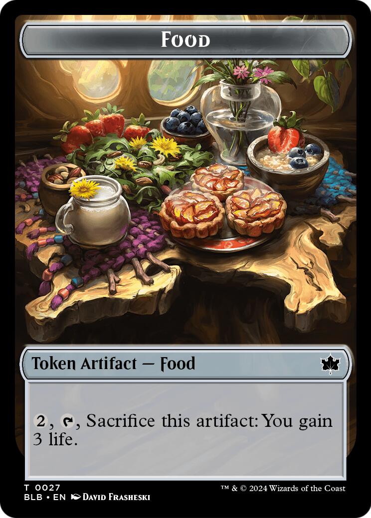Treasure // Food Double-Sided Token [Secrets of Strixhaven Tokens] - The Mythic Store | 24h Order Processing