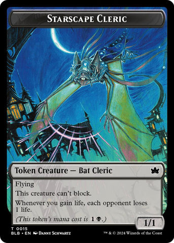 Starscape Cleric // Treasure Double-Sided Token [Secrets of Strixhaven Tokens] - The Mythic Store | 24h Order Processing