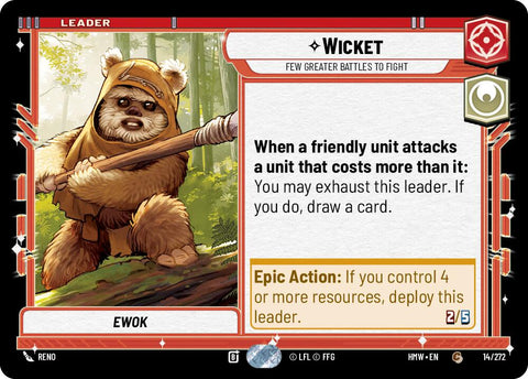 Wicket - Few Greater Battles to Fight (14/272) (14/272) [Homeworlds] - The Mythic Store | 24h Order Processing
