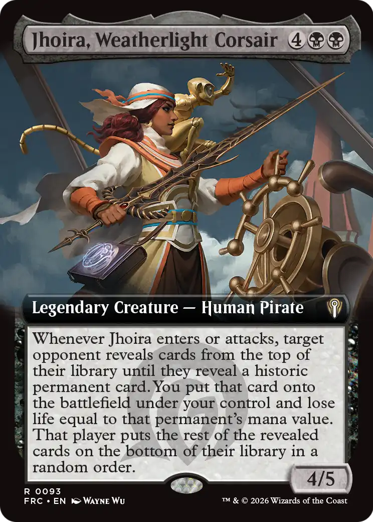 Jhoira, Weatherlight Corsair (Extended Art) [Reality Fracture Commander] - The Mythic Store | 24h Order Processing