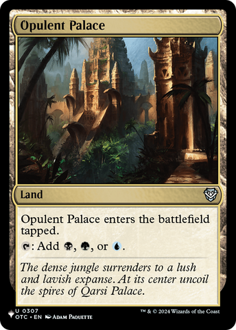 Opulent Palace (OTC) [The List] - The Mythic Store | 24h Order Processing
