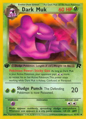 Dark Muk (41/82) [Team Rocket 1st Edition] - The Mythic Store | 24h Order Processing