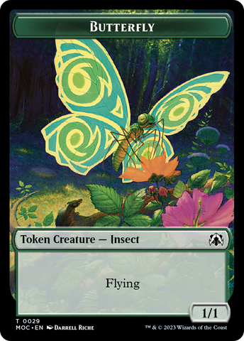 Butterfly // City's Blessing Double-Sided Token [March of the Machine Commander Tokens] - The Mythic Store | 24h Order Processing