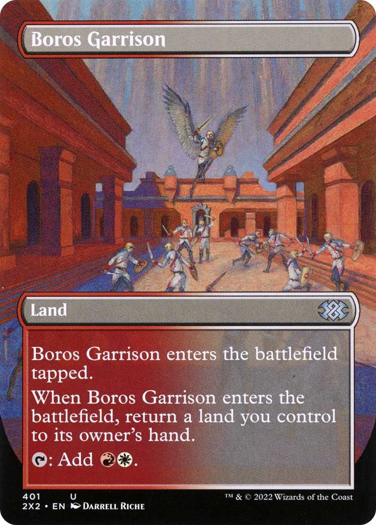 Boros Garrison (Borderless Alternate Art) [Double Masters 2022] - The Mythic Store | 24h Order Processing