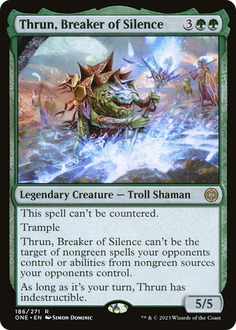 Thrun, Breaker of Silence [Phyrexia: All Will Be One Prerelease Promos] - The Mythic Store | 24h Order Processing