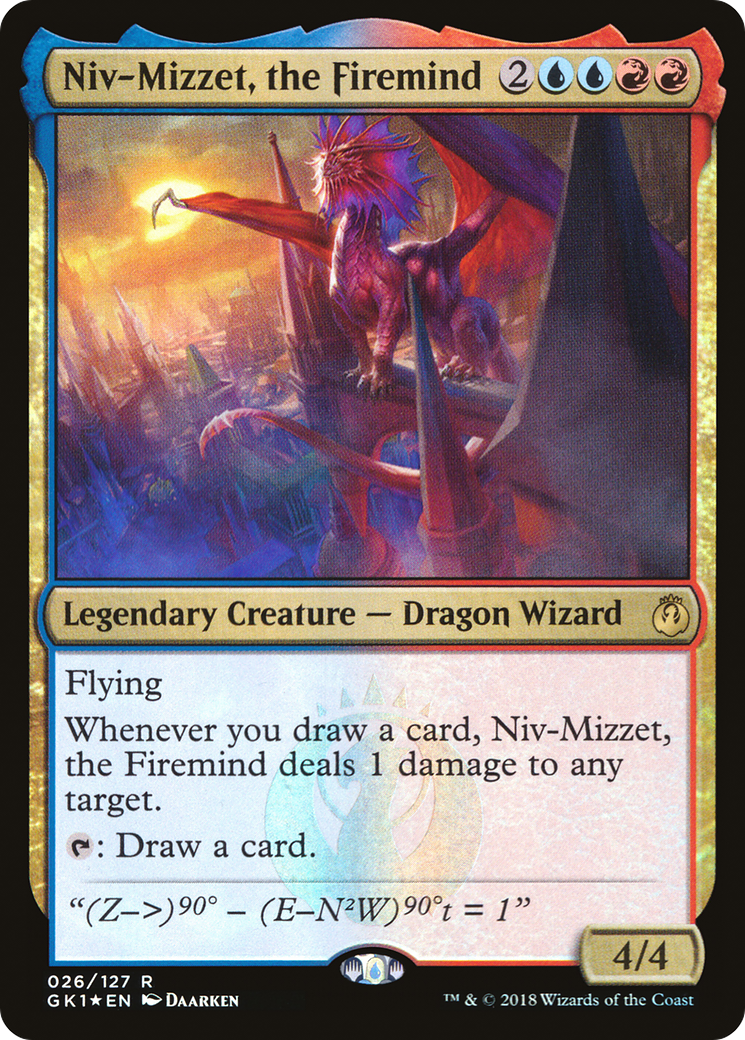 Niv-Mizzet, the Firemind [Guilds of Ravnica Guild Kit] - The Mythic Store | 24h Order Processing
