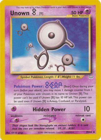 Unown [B] (39/64) [Neo Revelation Unlimited] - The Mythic Store | 24h Order Processing