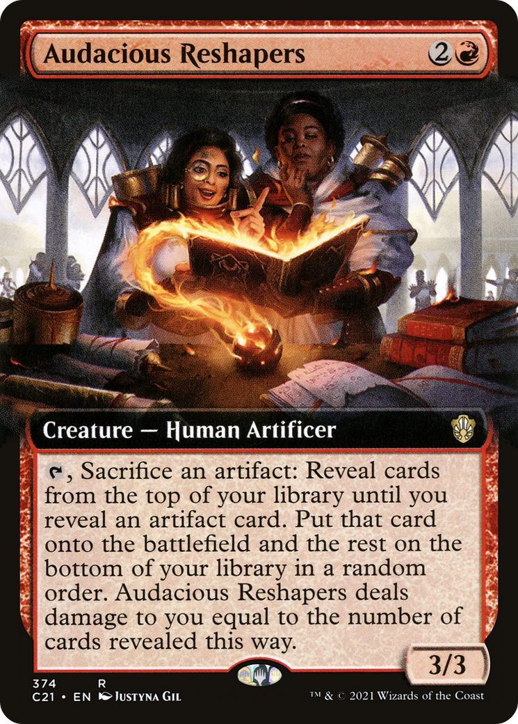 Audacious Reshapers (Extended Art) [Commander 2021] - The Mythic Store | 24h Order Processing