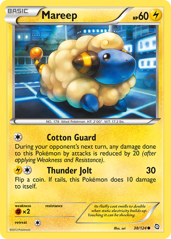Mareep (38/124) [Black & White: Dragons Exalted] - The Mythic Store | 24h Order Processing