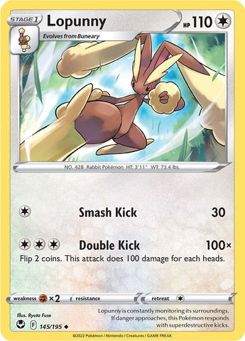 Lopunny (145/195) [Sword & Shield: Silver Tempest] - The Mythic Store | 24h Order Processing