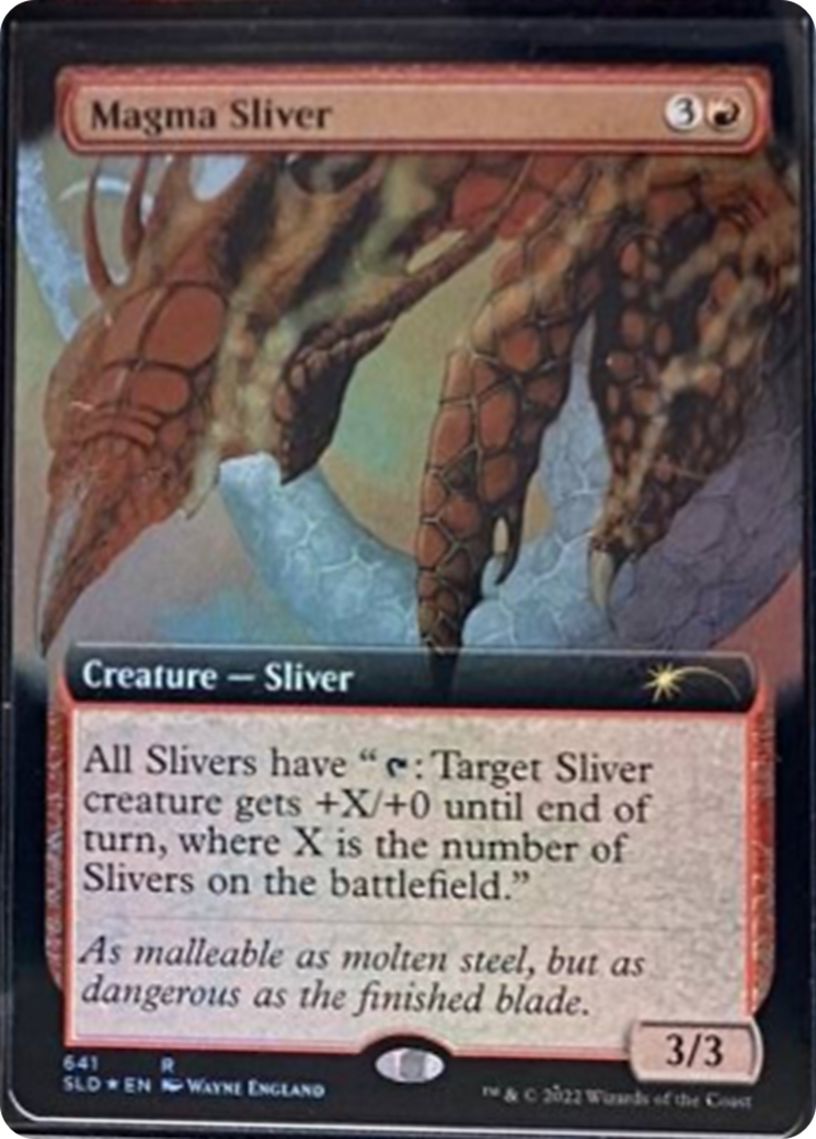 Magma Sliver (Extended Art) [Secret Lair Drop Series] - The Mythic Store | 24h Order Processing