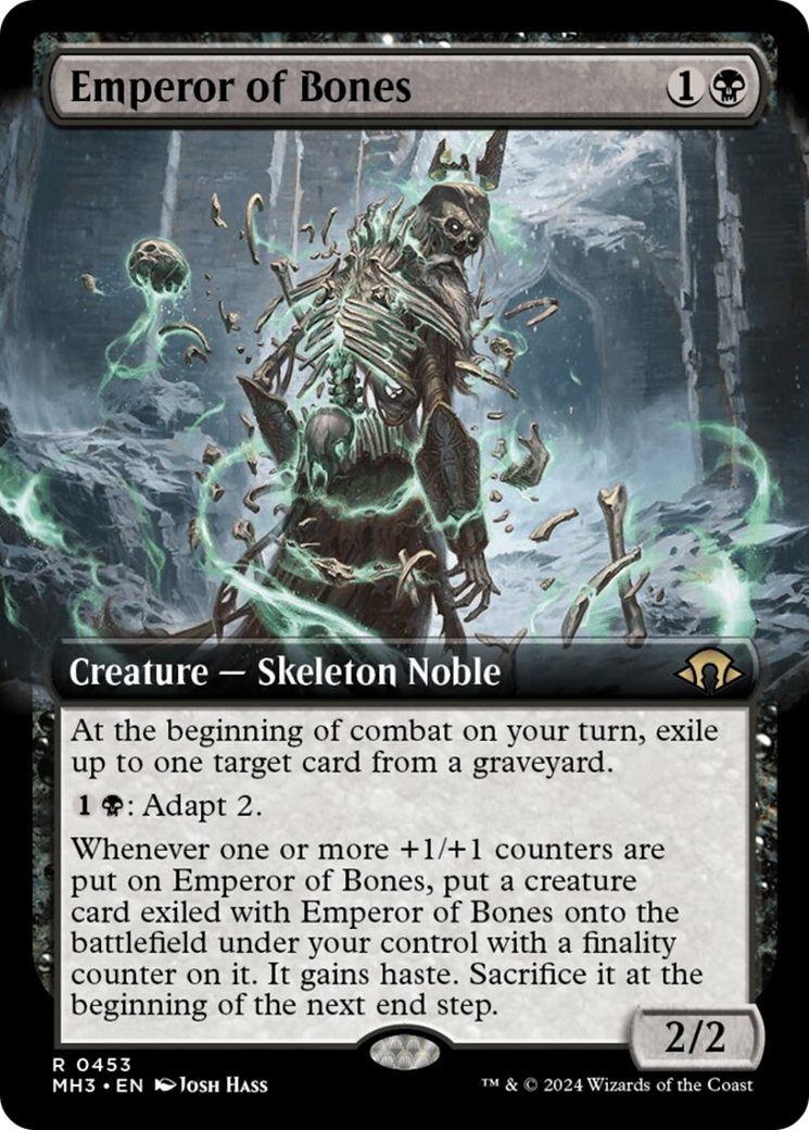 Emperor of Bones (Extended Art) [Modern Horizons 3] - The Mythic Store | 24h Order Processing