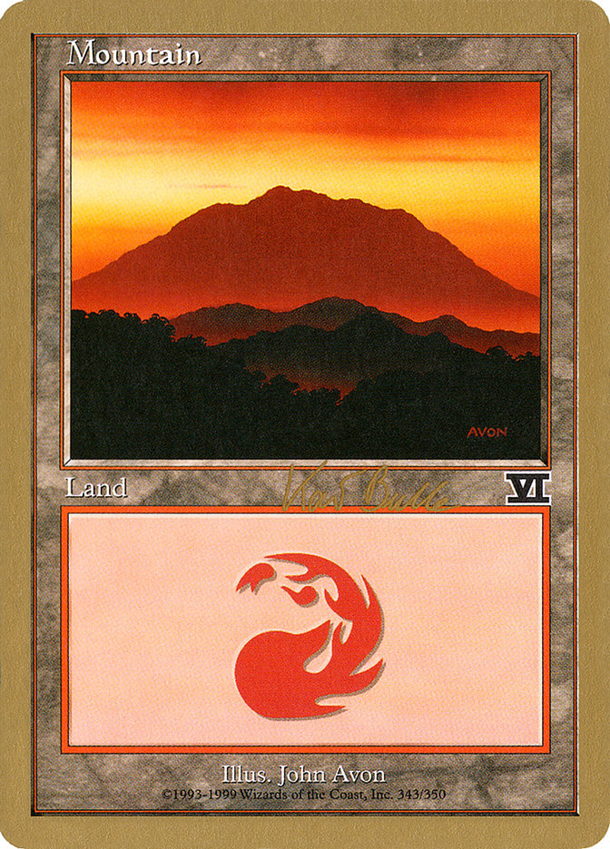 Mountain (kb343) (Kai Budde) [World Championship Decks 1999] - The Mythic Store | 24h Order Processing