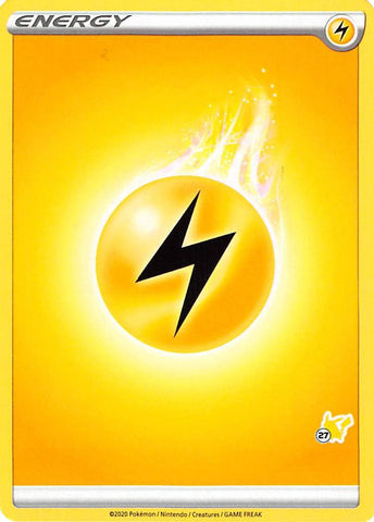 Lightning Energy (Pikachu Stamp #27) [Battle Academy 2022] - The Mythic Store | 24h Order Processing