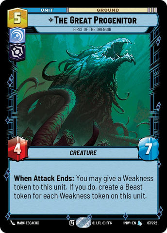 The Great Progenitor - First of the Drengir (67/272) (67/272) [Homeworlds]