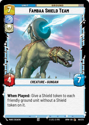 Fambaa Shield Team (80/272) (80/272) [Homeworlds] - The Mythic Store | 24h Order Processing