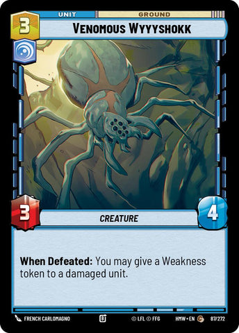 Venomous Wyyyshokk (87/272) (87/272) [Homeworlds]