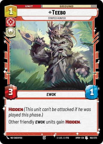 Teebo - Striped Hunter (162/272) (162/272) [Homeworlds]