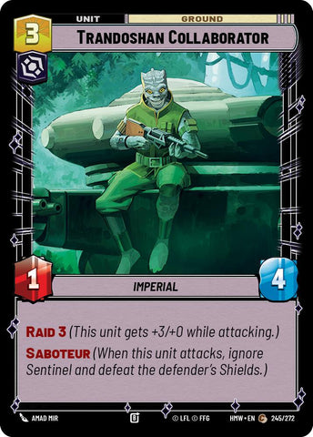 Trandoshan Collaborator (245/272) (245/272) [Homeworlds]
