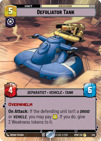 Defoliator Tank (520) (Hyperspace) (520) [Homeworlds] - The Mythic Store | 24h Order Processing
