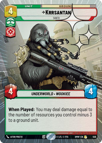 Krrsantan - Santo (556) (Hyperspace Foil) (556) [Homeworlds] - The Mythic Store | 24h Order Processing