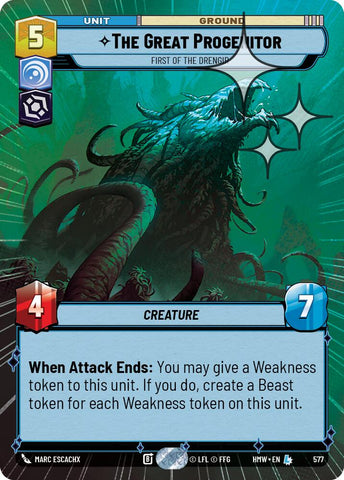 The Great Progenitor - First of the Drengir (577) (Hyperspace Foil) (577) [Homeworlds] - The Mythic Store | 24h Order Processing