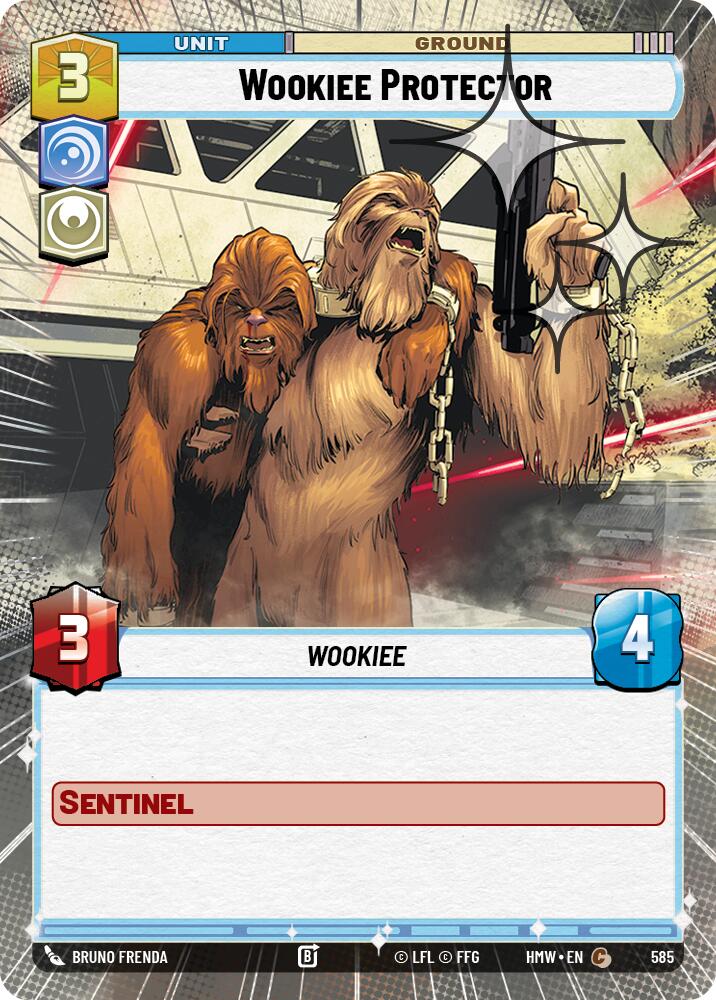 Wookiee Protector (585) (Hyperspace Foil) (585) [Homeworlds] - The Mythic Store | 24h Order Processing