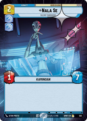 Nala Se - Silent Survivor (592) (Hyperspace Foil) (592) [Homeworlds] - The Mythic Store | 24h Order Processing