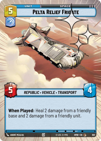 Pelta Relief Frigate (601) (Hyperspace Foil) (601) [Homeworlds] - The Mythic Store | 24h Order Processing