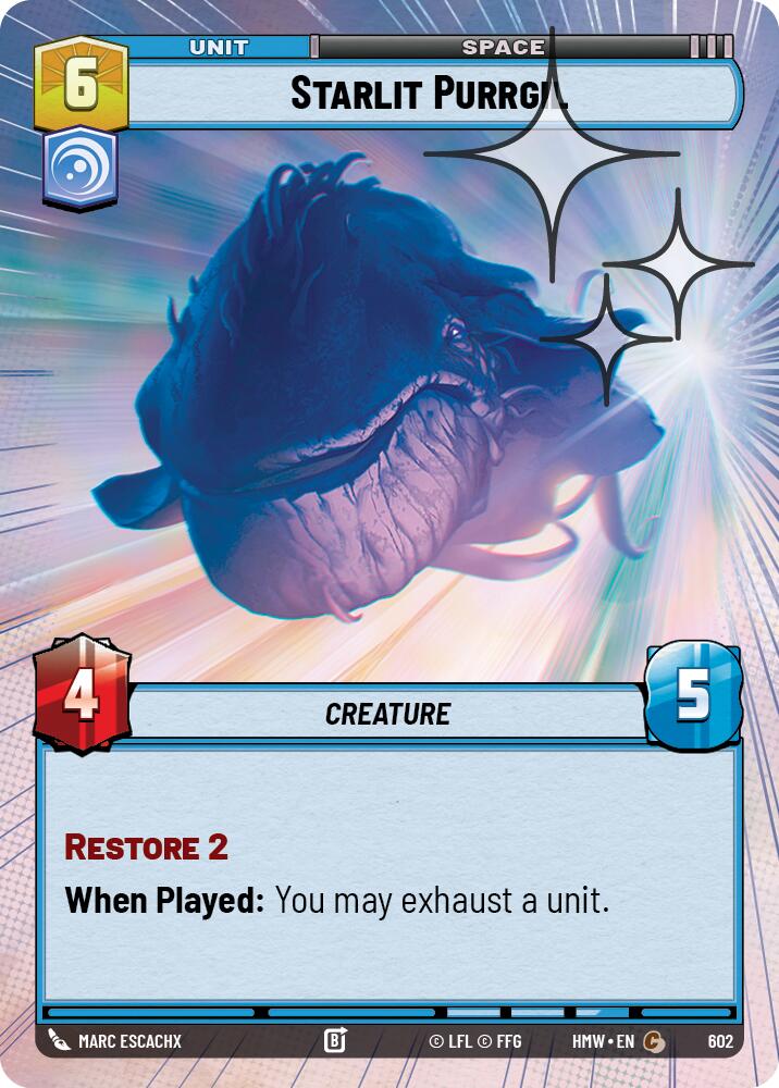 Starlit Purrgil (602) (Hyperspace Foil) (602) [Homeworlds] - The Mythic Store | 24h Order Processing