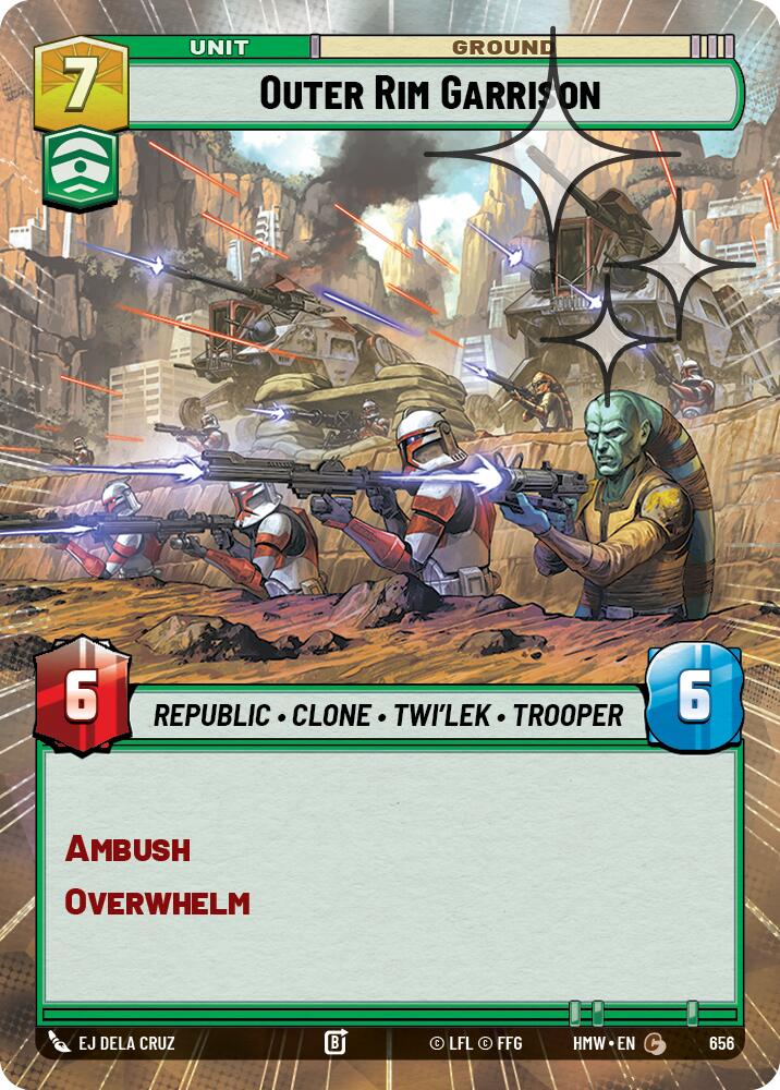 Outer Rim Garrison (656) (Hyperspace Foil) (656) [Homeworlds] - The Mythic Store | 24h Order Processing