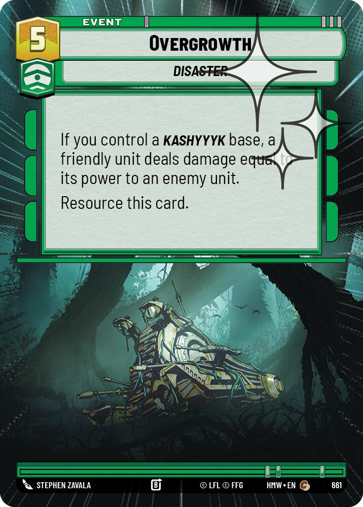 Overgrowth (661) (Hyperspace Foil) (661) [Homeworlds] - The Mythic Store | 24h Order Processing
