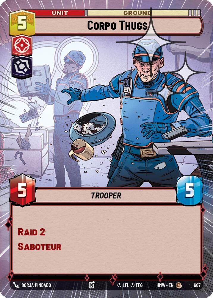 Corpo Thugs (667) (Hyperspace Foil) (667) [Homeworlds] - The Mythic Store | 24h Order Processing