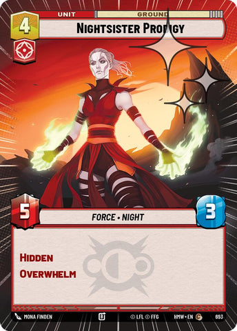 Nightsister Prodigy (693) (Hyperspace Foil) (693) [Homeworlds] - The Mythic Store | 24h Order Processing