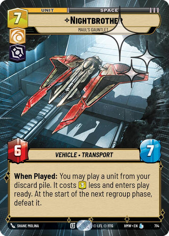 Nightbrother - Maul's Gauntlet (714) (Hyperspace Foil) (714) [Homeworlds] - The Mythic Store | 24h Order Processing