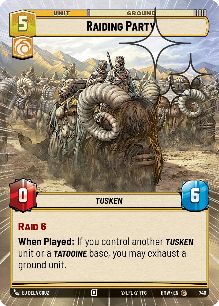 Raiding Party (740) (Hyperspace Foil) (740) [Homeworlds] - The Mythic Store | 24h Order Processing