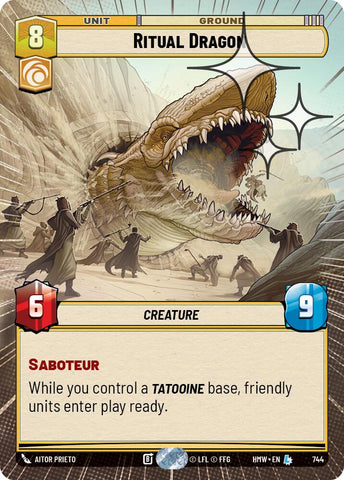 Ritual Dragon (744) (Hyperspace Foil) (744) [Homeworlds] - The Mythic Store | 24h Order Processing