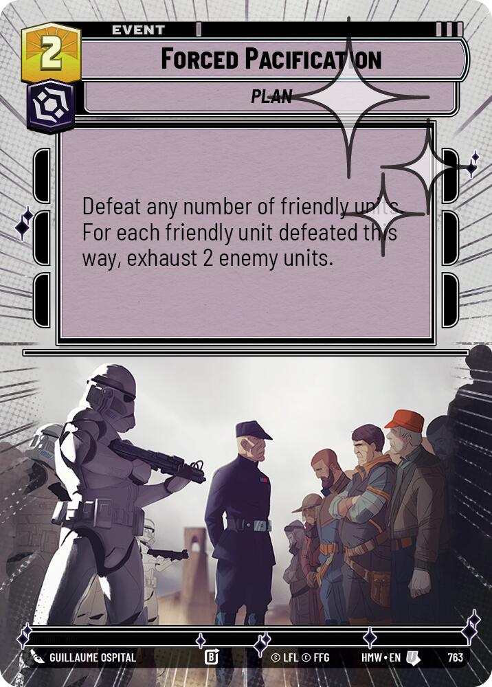 Forced Pacification (763) (Hyperspace Foil) (763) [Homeworlds] - The Mythic Store | 24h Order Processing