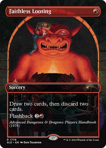 Faithless Looting (Rainbow Foil) [Secret Lair Drop Series] - The Mythic Store | 24h Order Processing